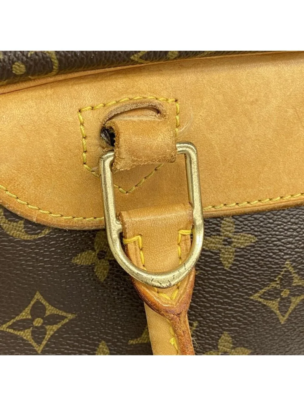 Louis Vuitton Handbag Monogram Deauville Brown